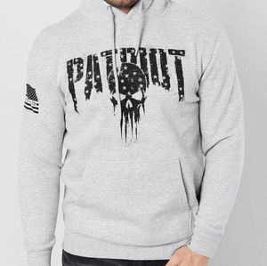 BUCKLE Gray Patriot Smash Hooded Sweatshirt